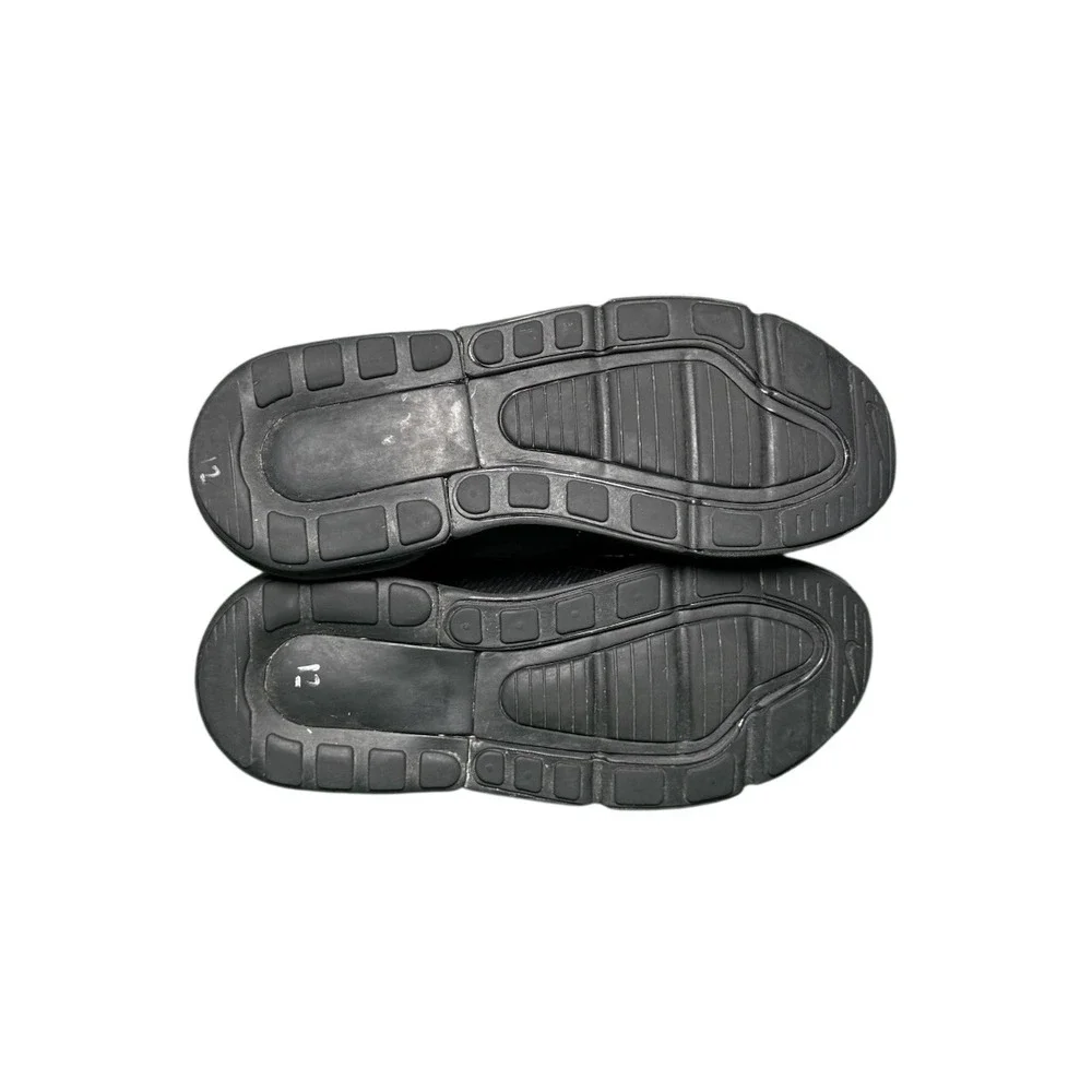 Nike‎ Air Max 270 Triple Black Kids Running Shoes AO2372-006 Size 3Y